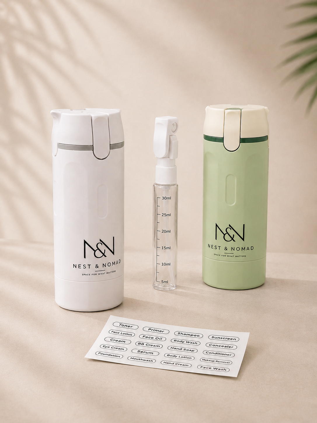 NestFlow™ 4-in-1 Travel Dispenser