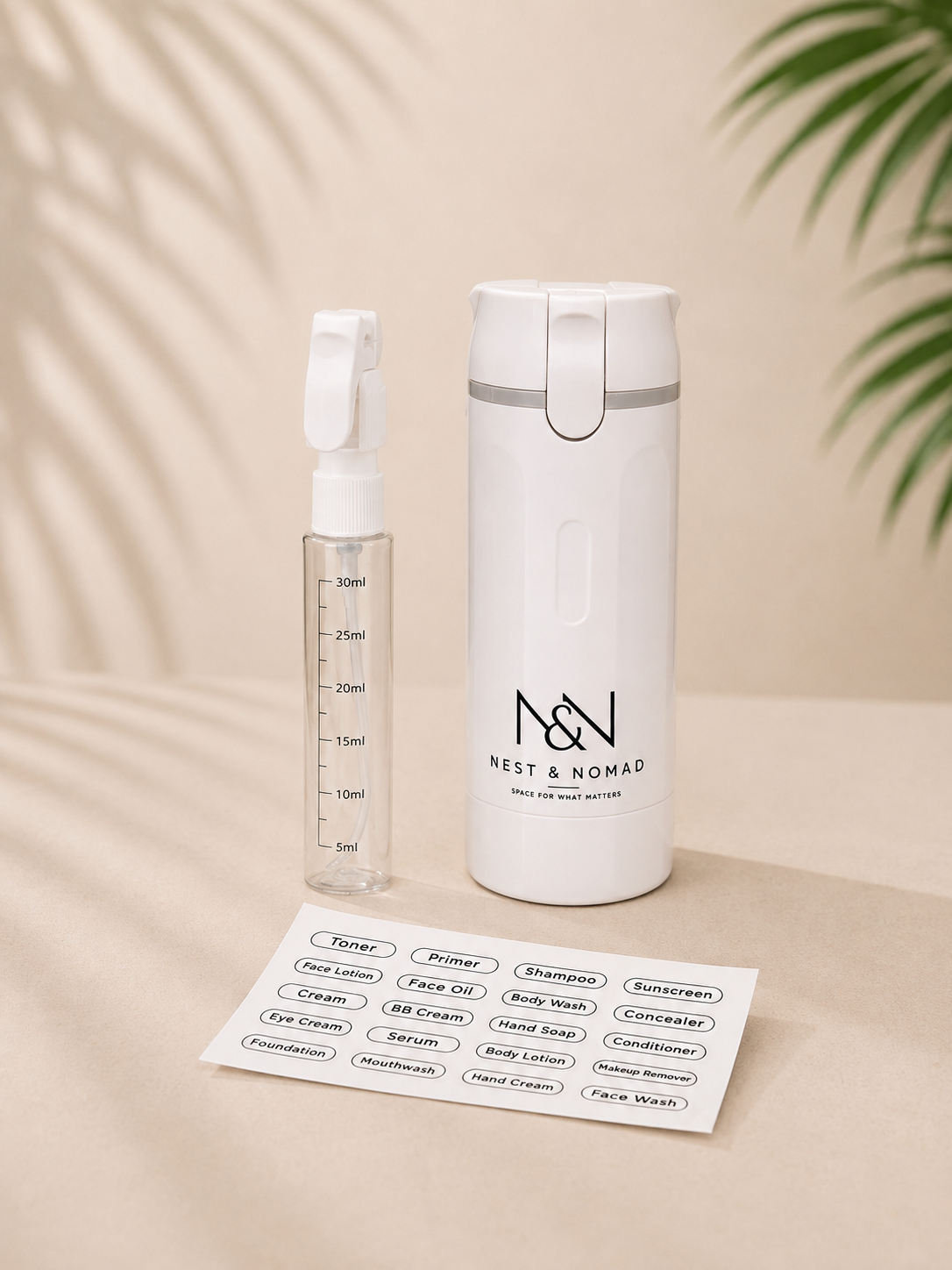 NestFlow™ 4-in-1 Travel Dispenser